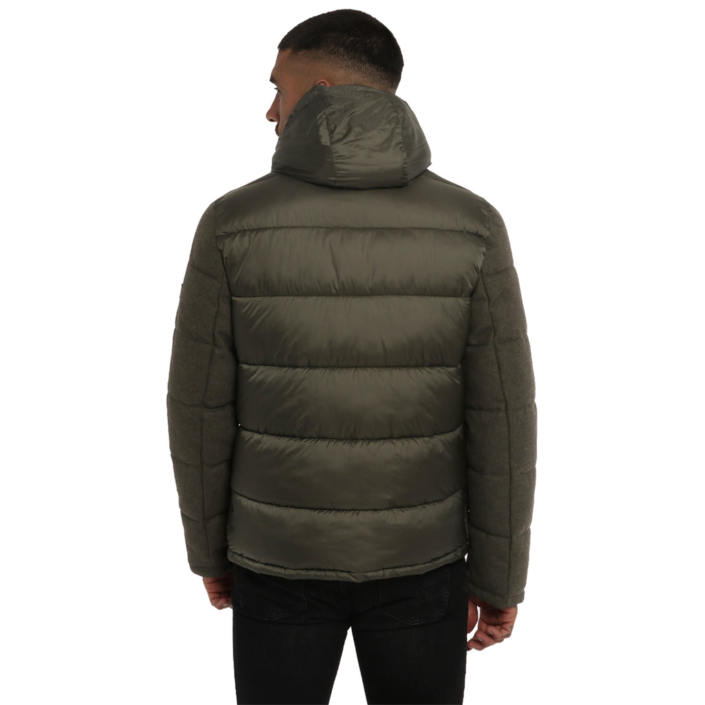 Yes Zee Men Down Jacket Green