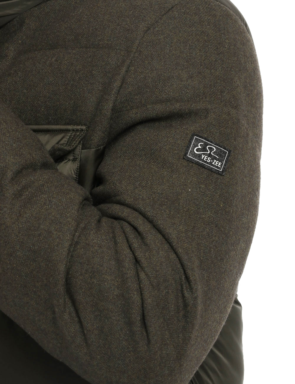 Yes Zee Men Down Jacket Green