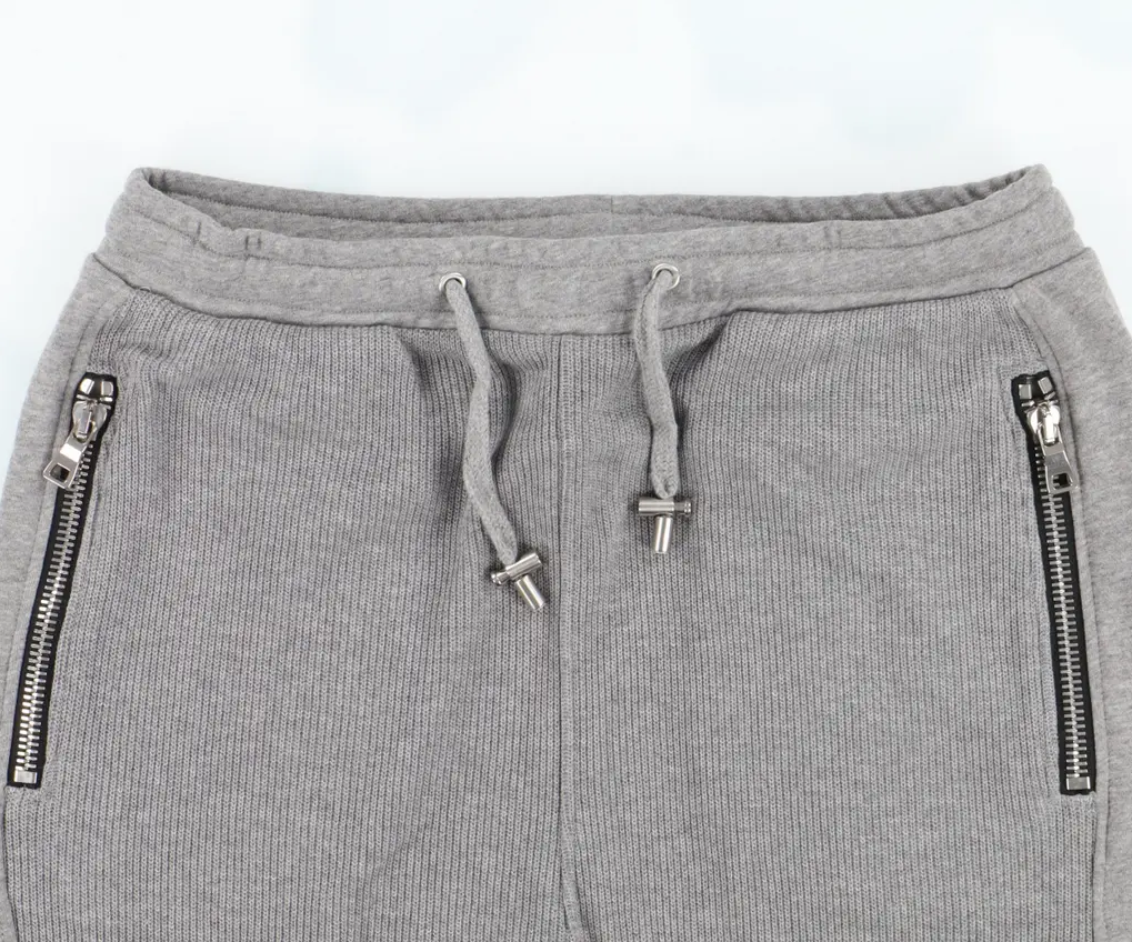 Balmain Men Trousers Jogging Grey