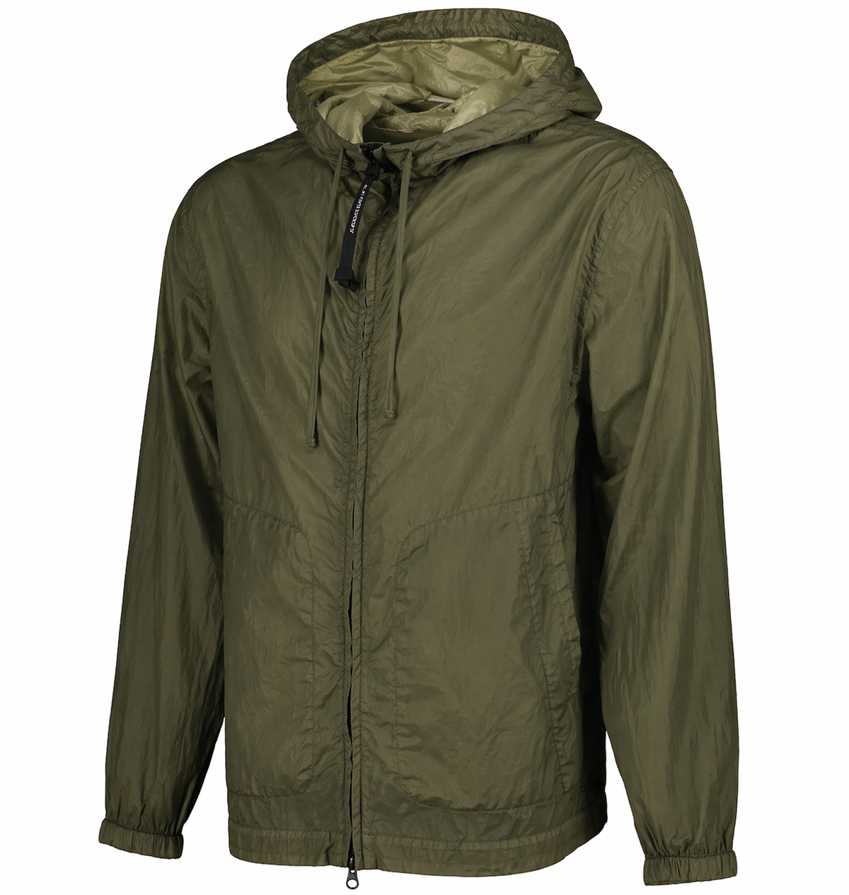 C.P. Company Men Light Microweave Laminated Jacket Green