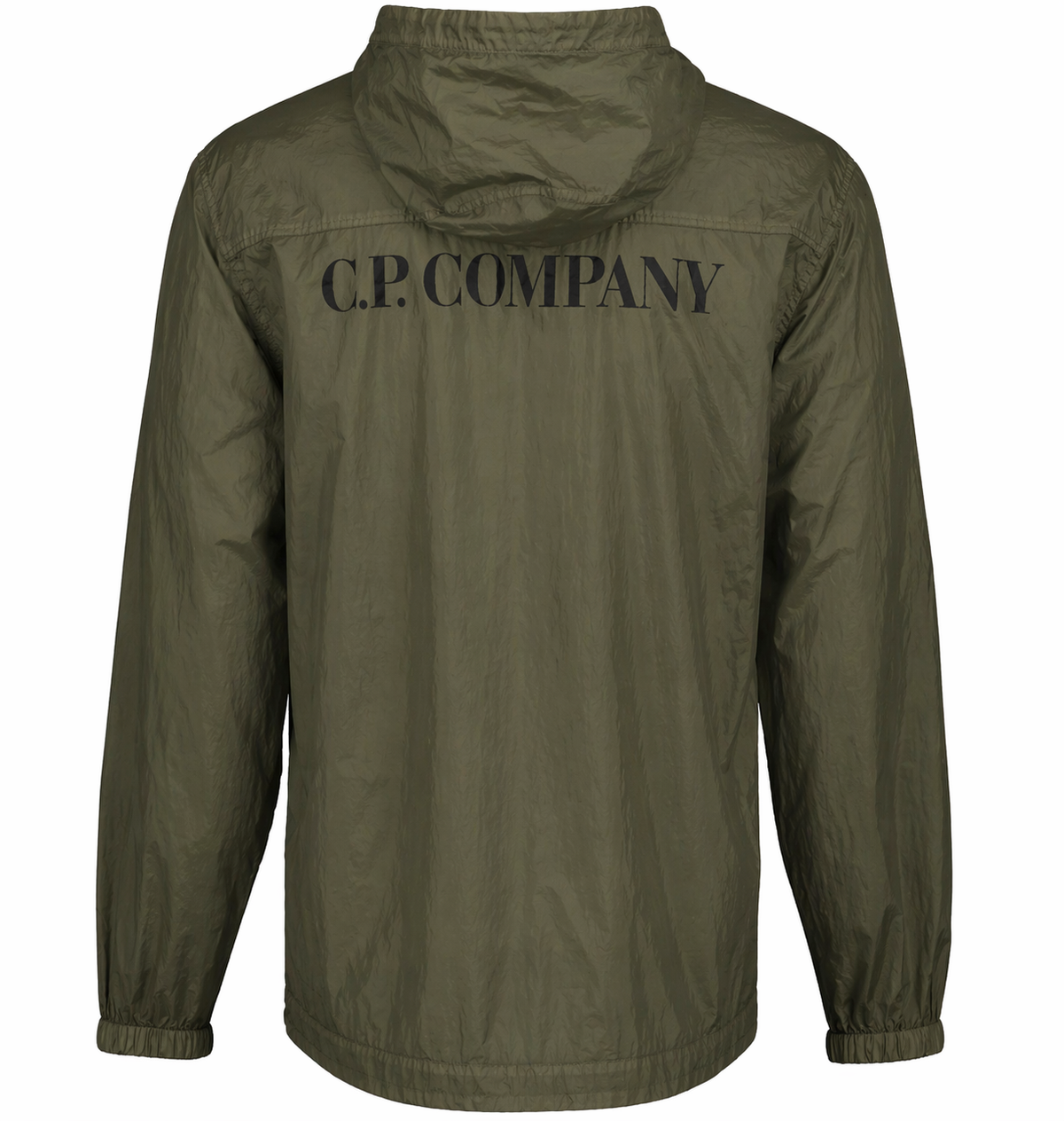 C.P. Company Men Light Microweave Laminated Jacket Green