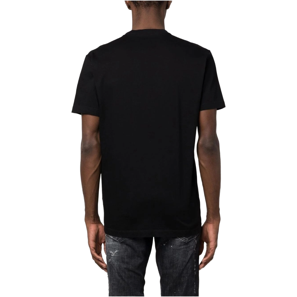 Dsquared2 Men T-Shirt Maple Leaf Black