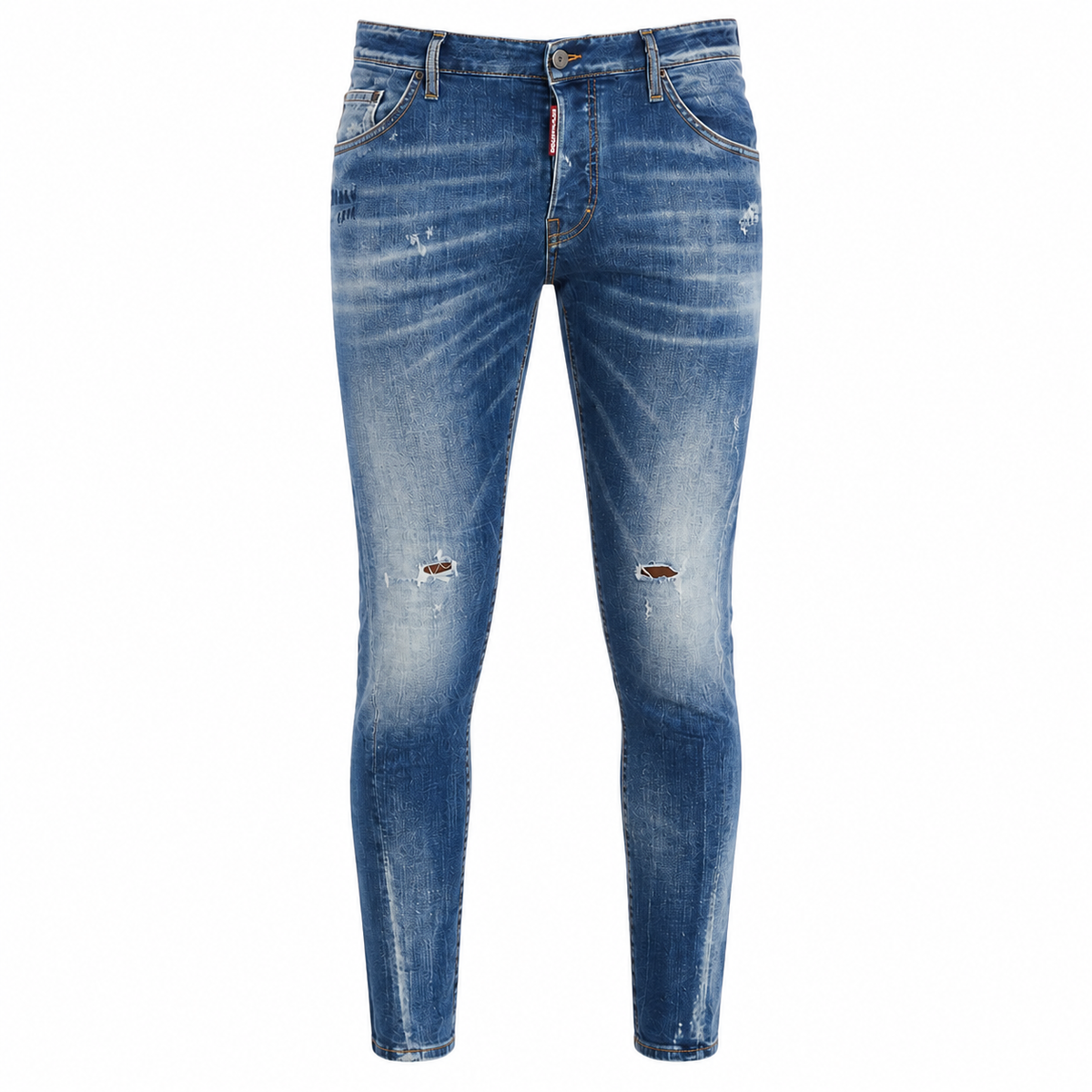 Dsquared2 Men Denim Sexy Twist Jeans Blue