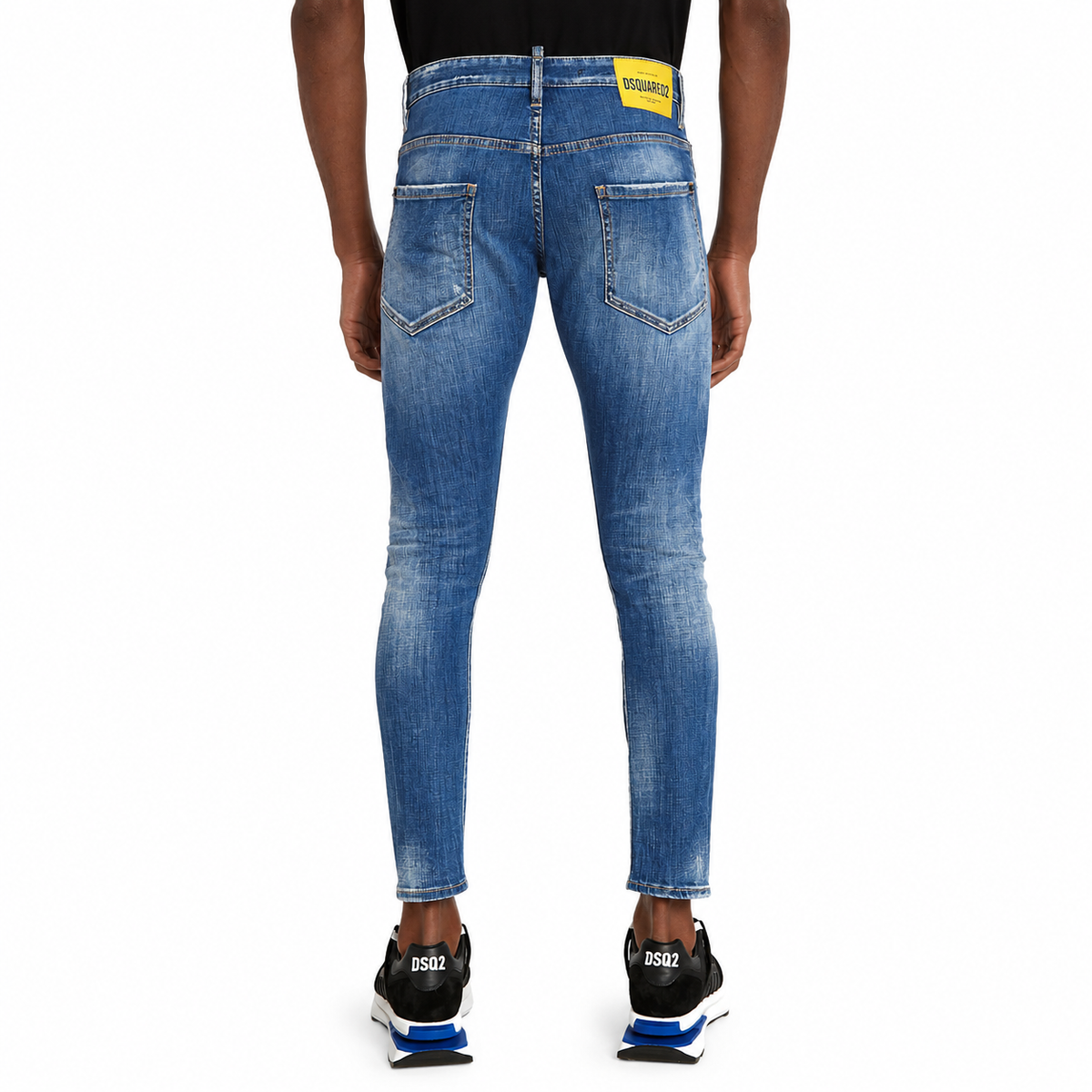Dsquared2 Men Denim Sexy Twist Jeans Blue