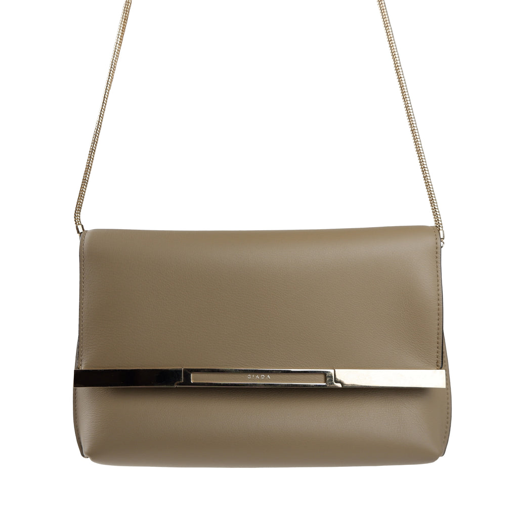 Giada Women Clutch Crossbody Beige