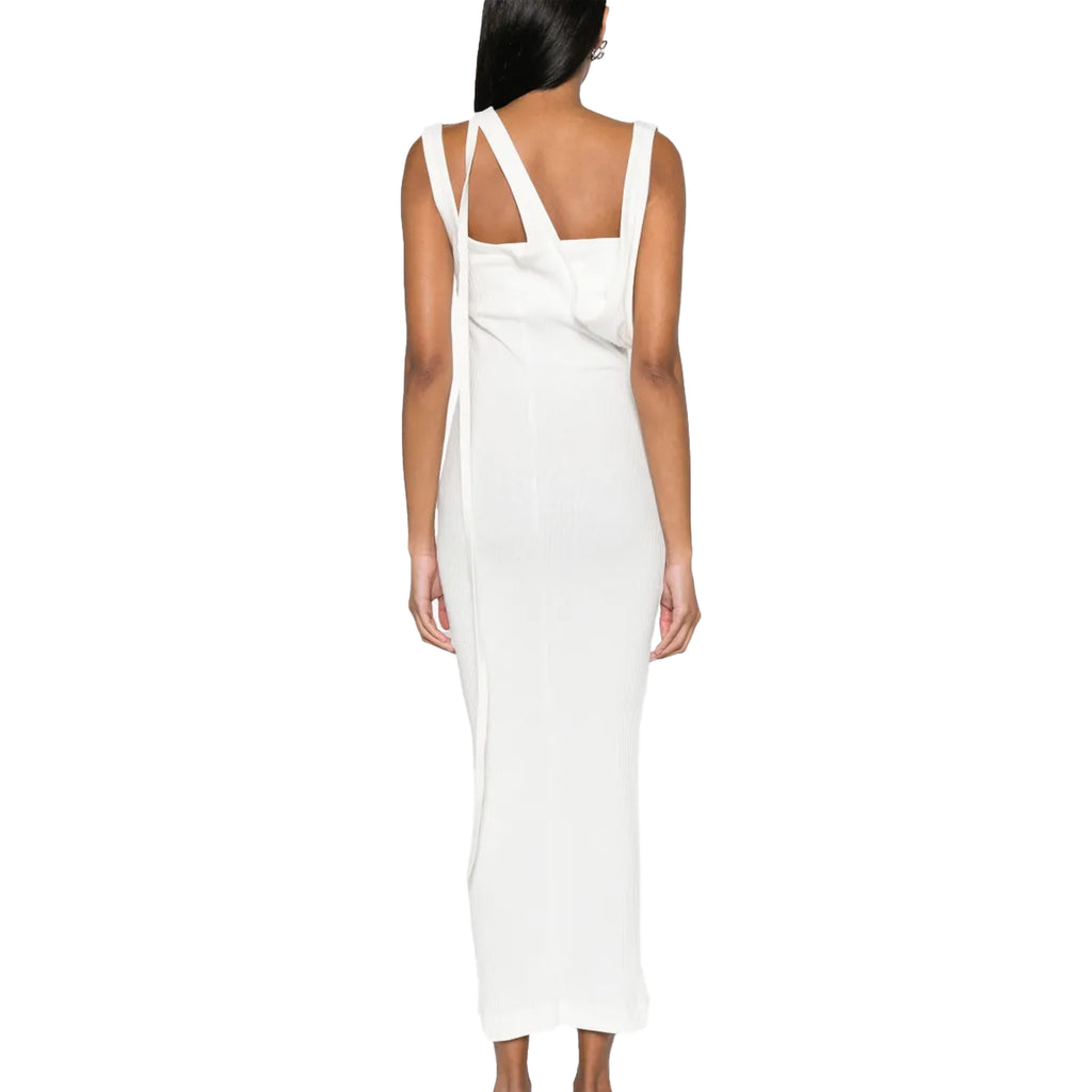 The Attico Women Dress Asimmetrico White