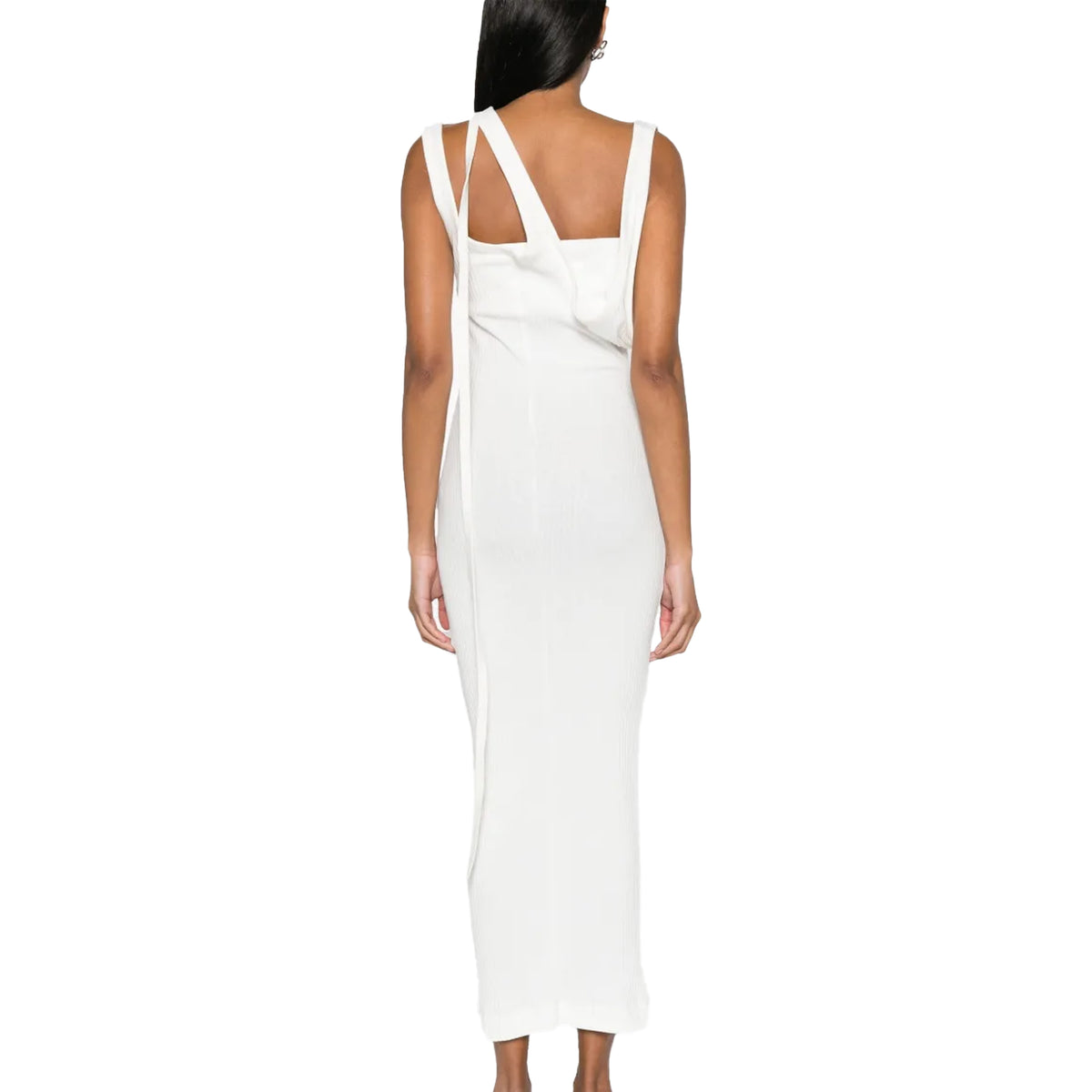 The Attico Women Dress Asimmetrico White