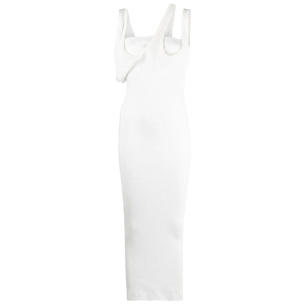 The Attico Women Dress Asimmetrico White