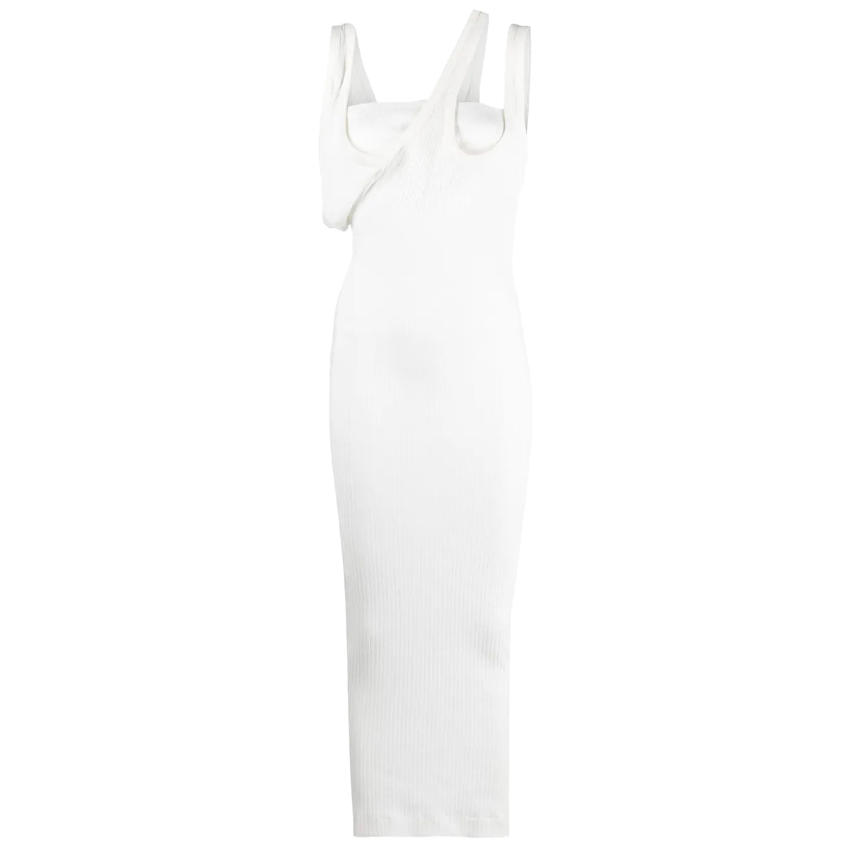 The Attico Women Dress Asimmetrico White