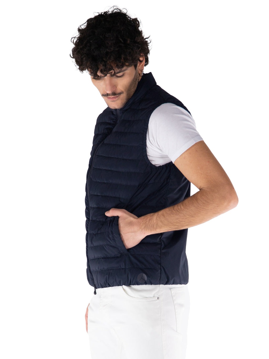 People of Shibuya Men Vest Nobu Blue