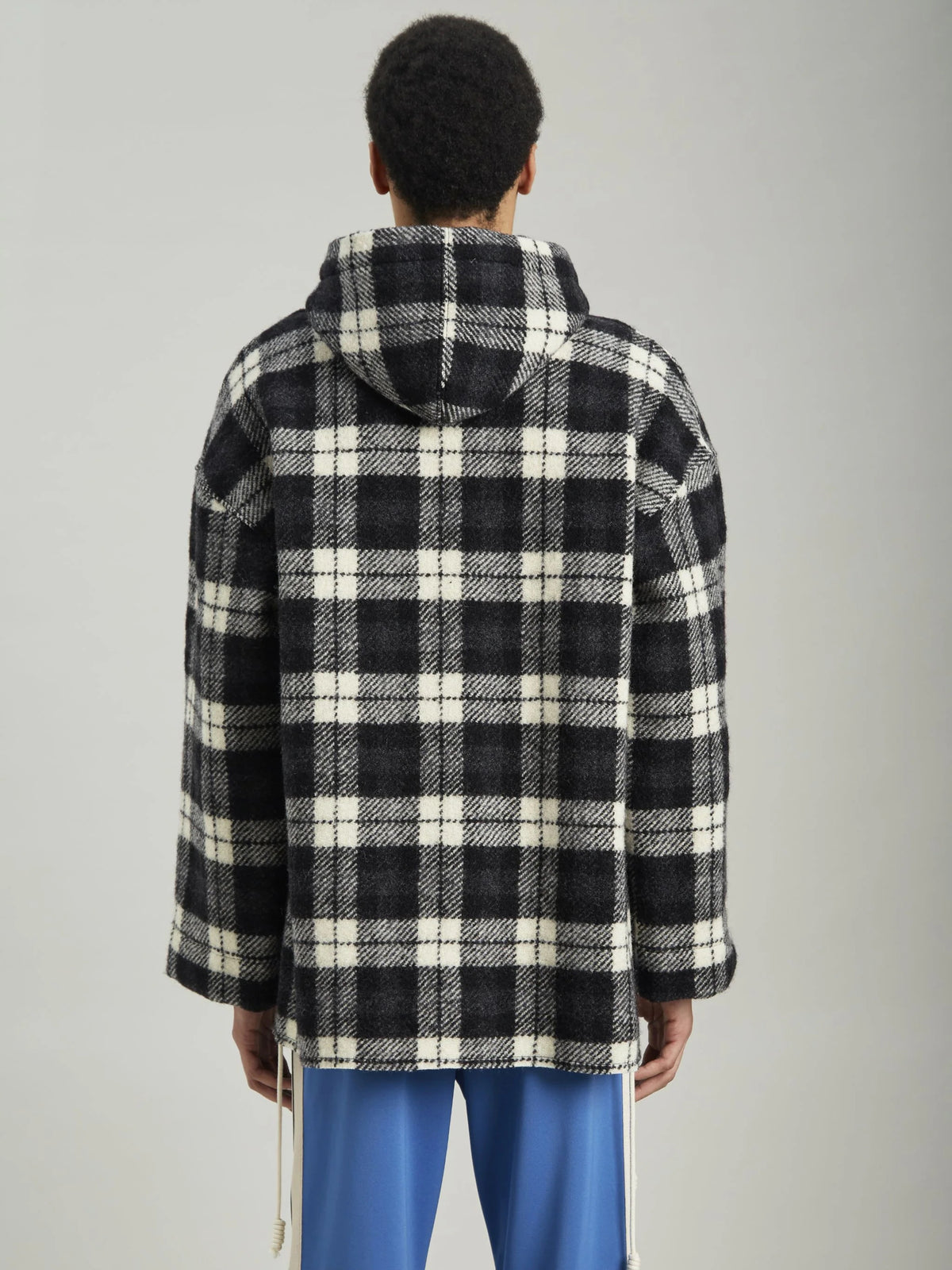 Palm Angels Men Archive Check Sweatshirts Black