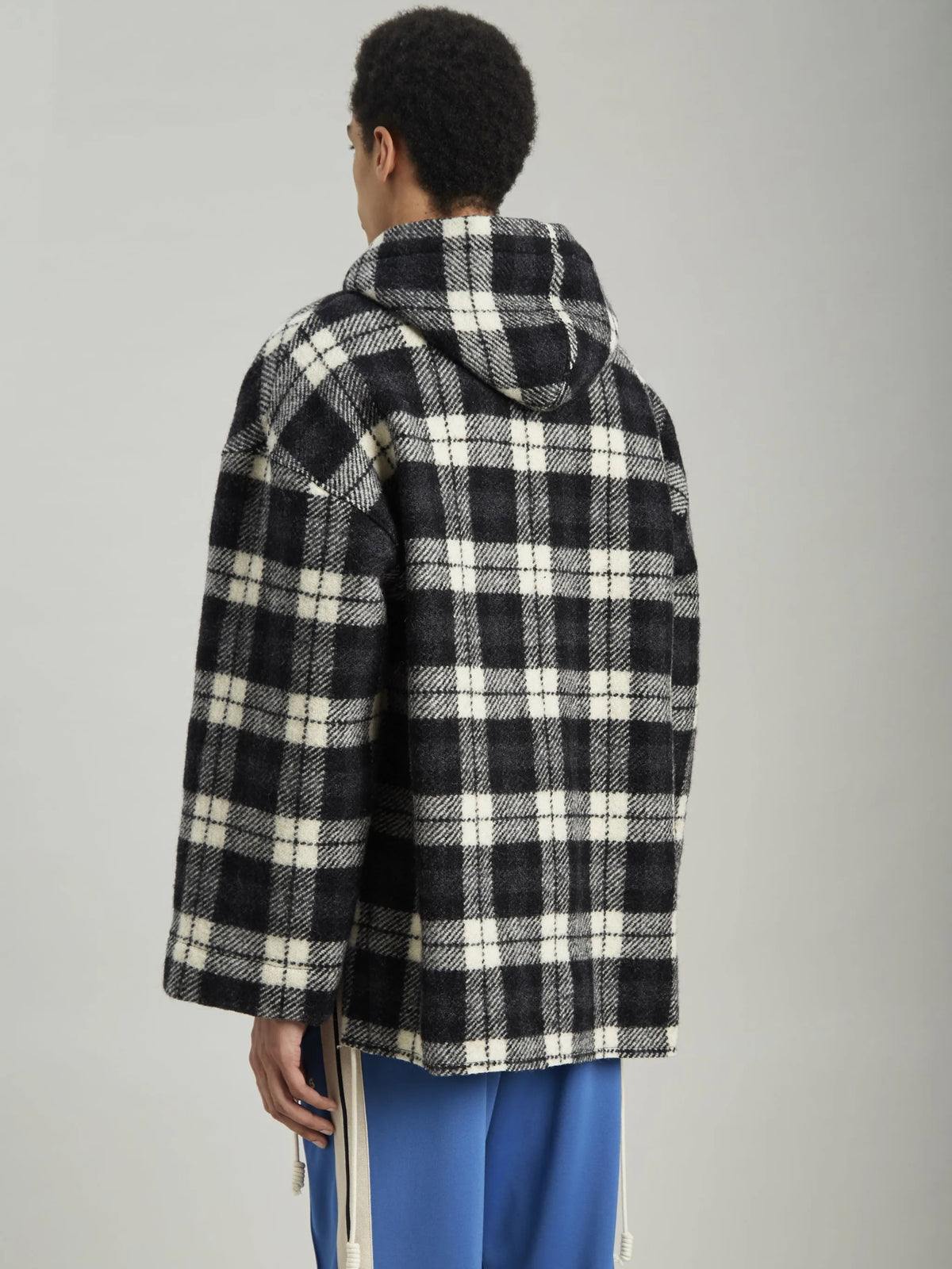 Palm Angels Men Archive Check Sweatshirts Black