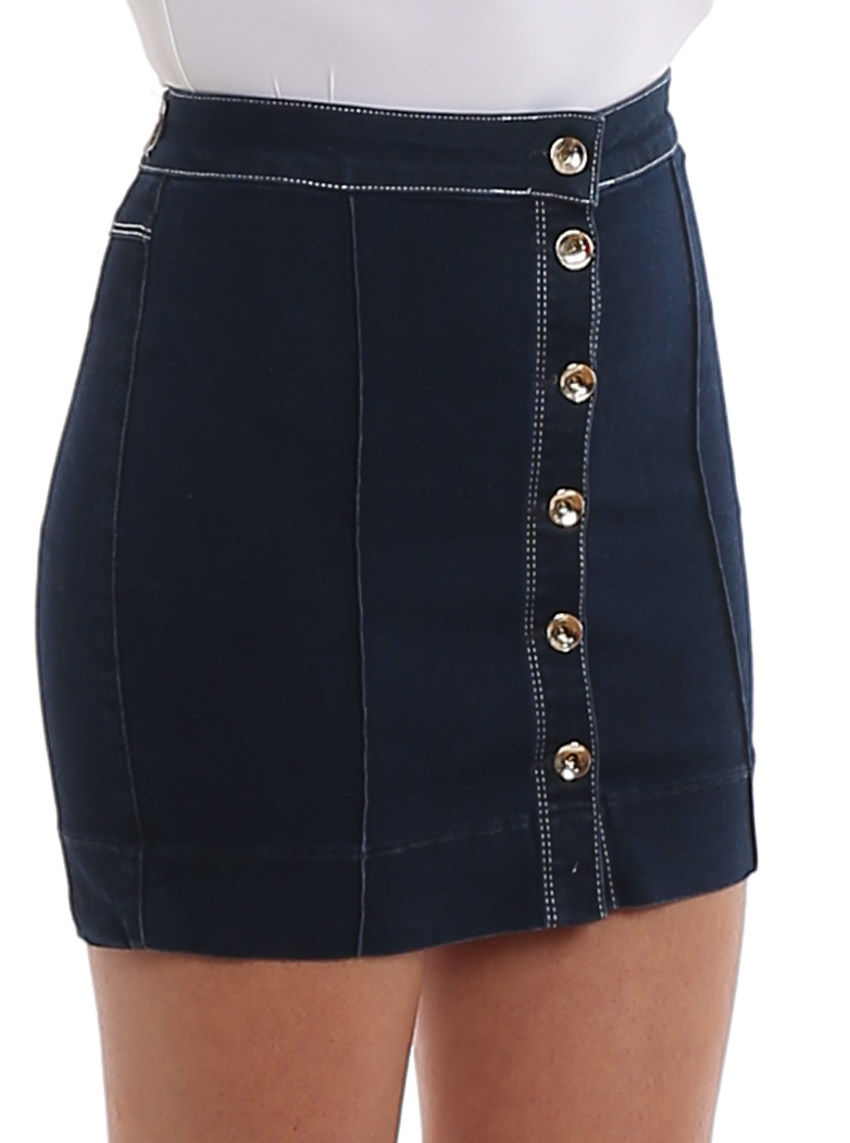 Patrizia Pepe Women Minigonna Dark Skirts Blue