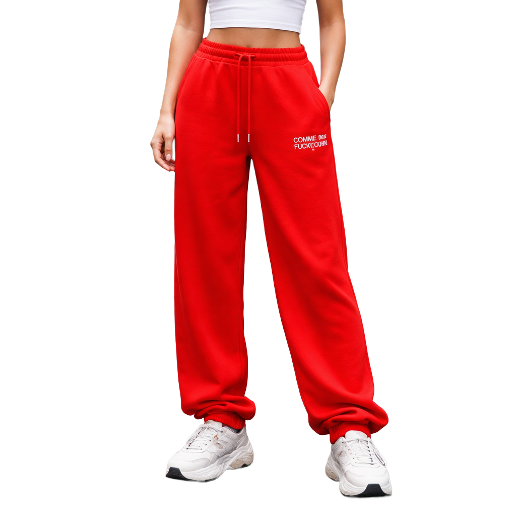 Comme Des Fuckdown Women Trousers Palazzo Red