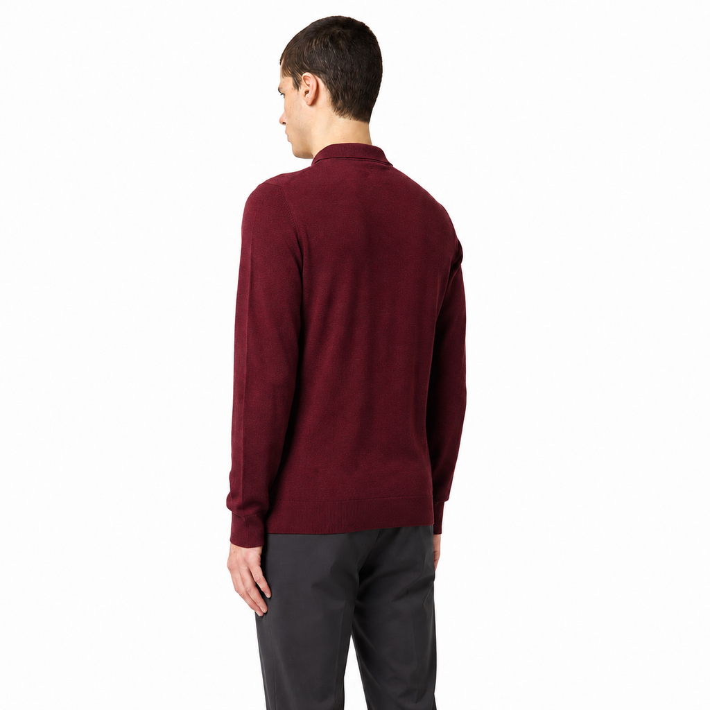 Alpha Studio Men Polo Ultrafine Red
