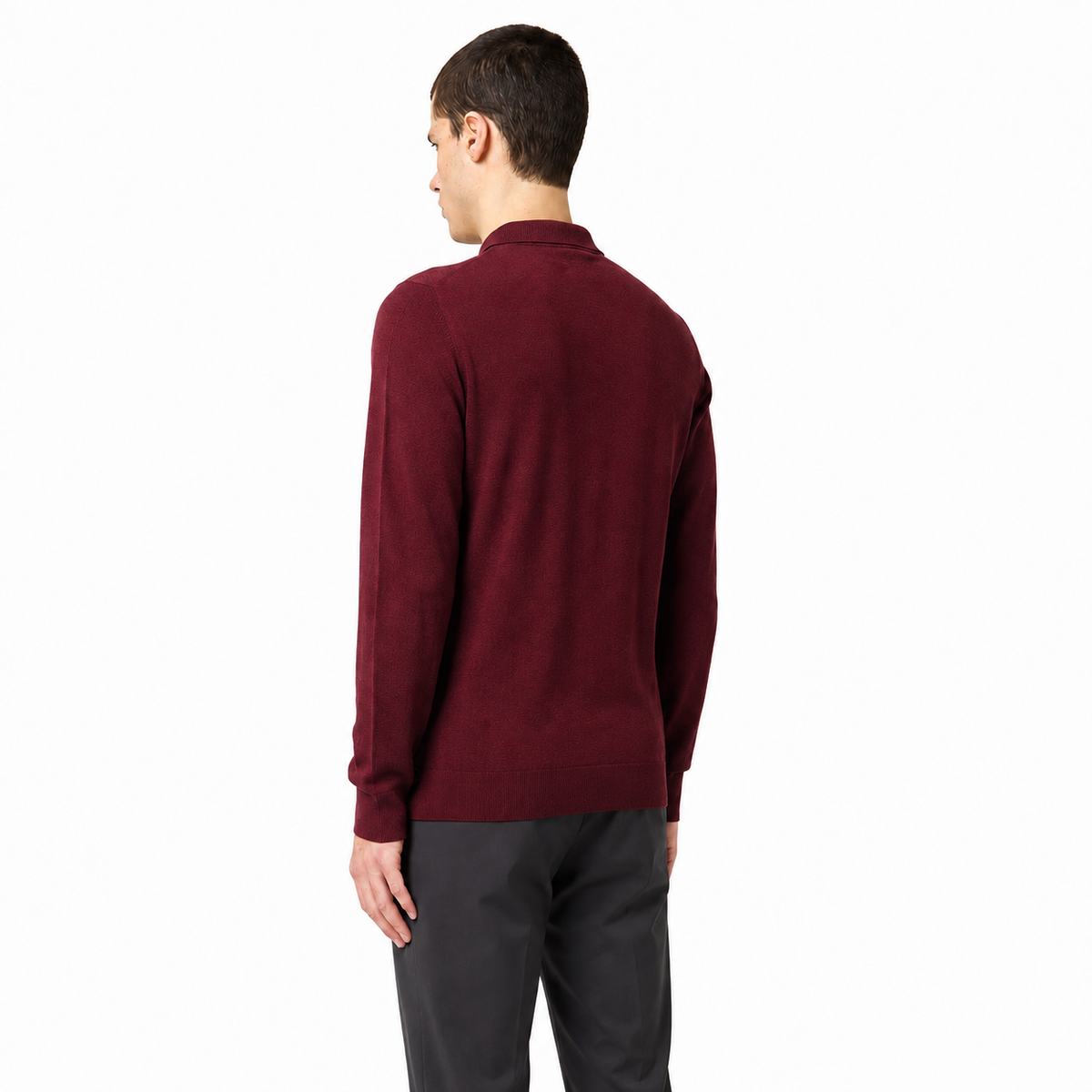 Alpha Studio Men Polo Ultrafine Red
