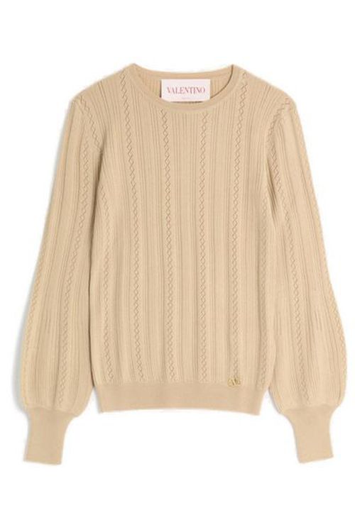 Valentino Garavani Women Knit Wool Beige