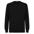 Alpha Studio Men Knit Crew Neck Merinos Black