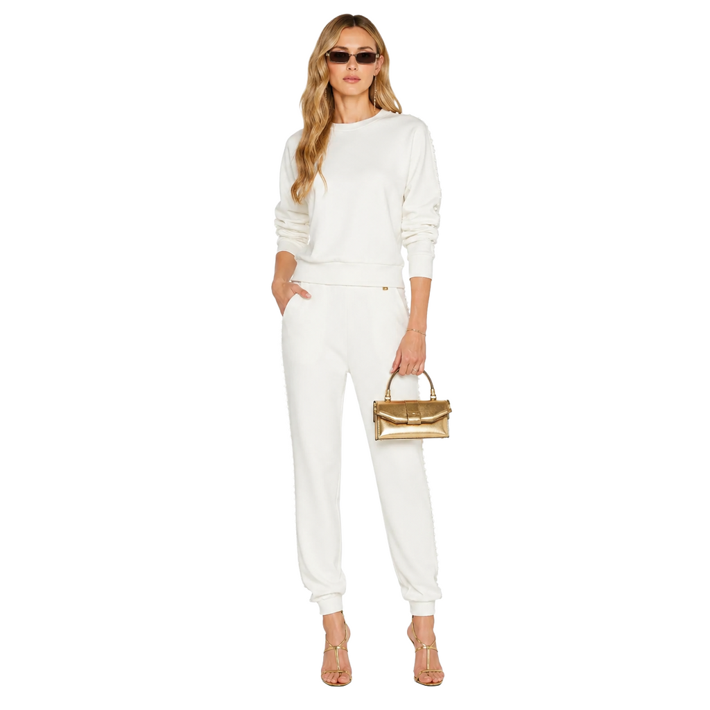 Patrizia Pepe Women Trousers Tracksuit White