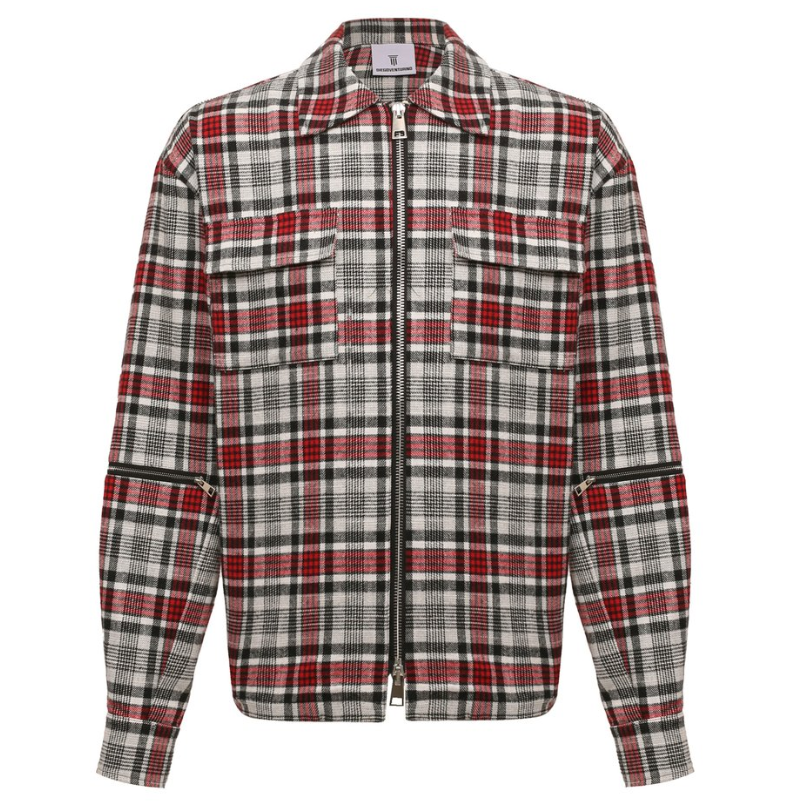 Diego Venturino Men Jacket Tartan all-zip Multicolor