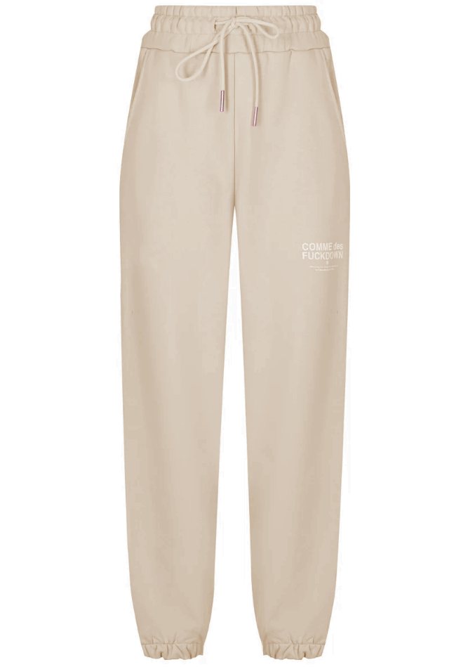 Comme Des Fuckdown Women Trousers Sweatshirt Beige