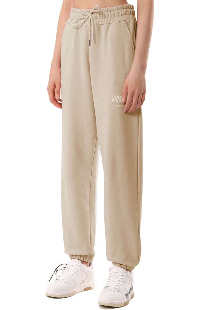 Comme Des Fuckdown Women Trousers Sweatshirt Beige