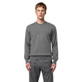 Alpha Studio Men Knit Crew Neck Toppe Grey