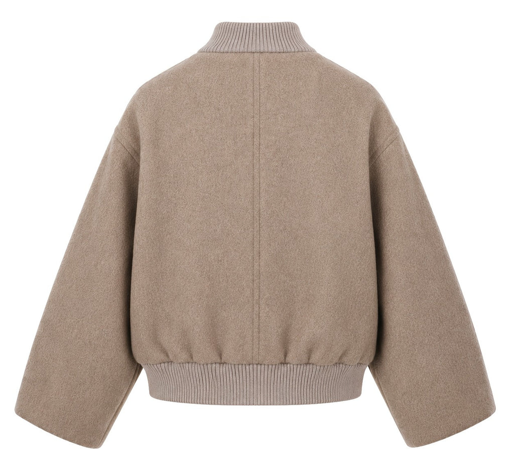 Loro Piana Fabric Women Bomber Beige