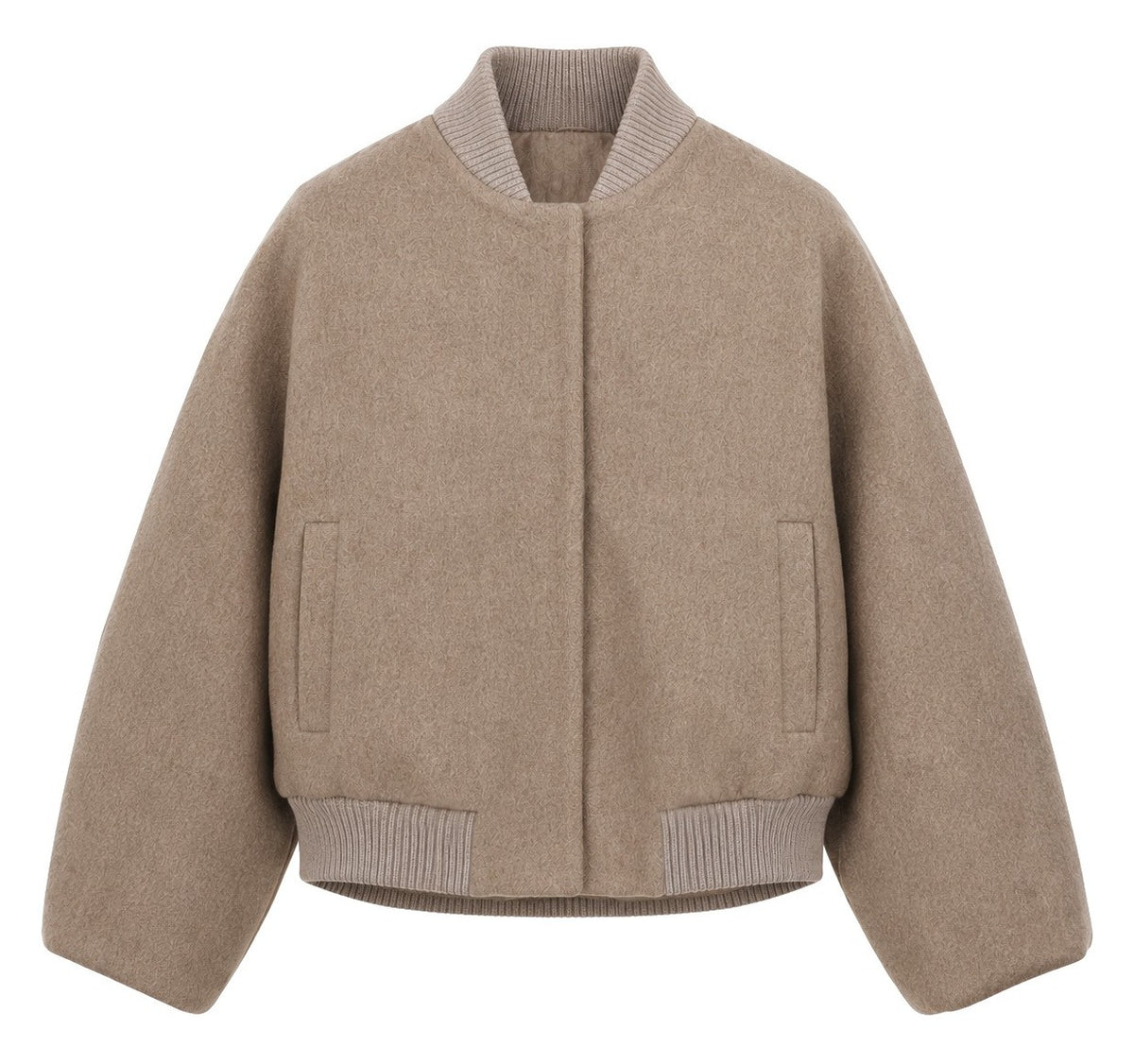 Loro Piana Fabric Women Bomber Beige