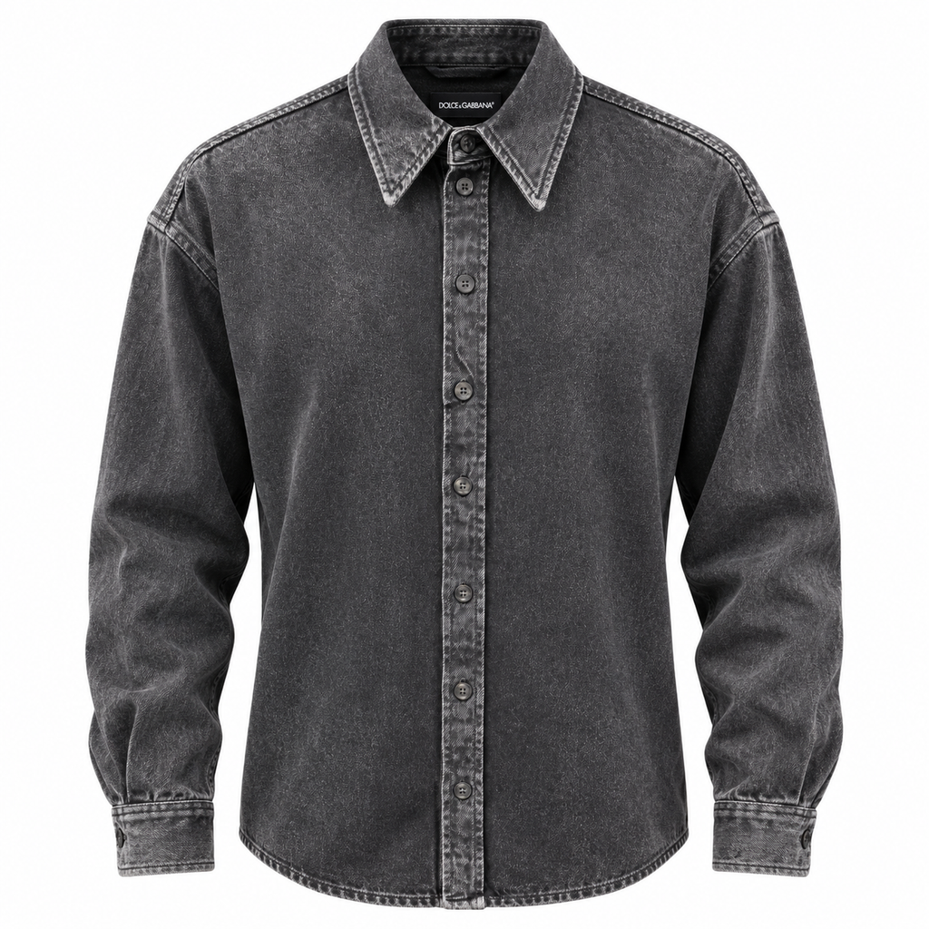 Dolce & Gabbana Men Jacket Jeans Black