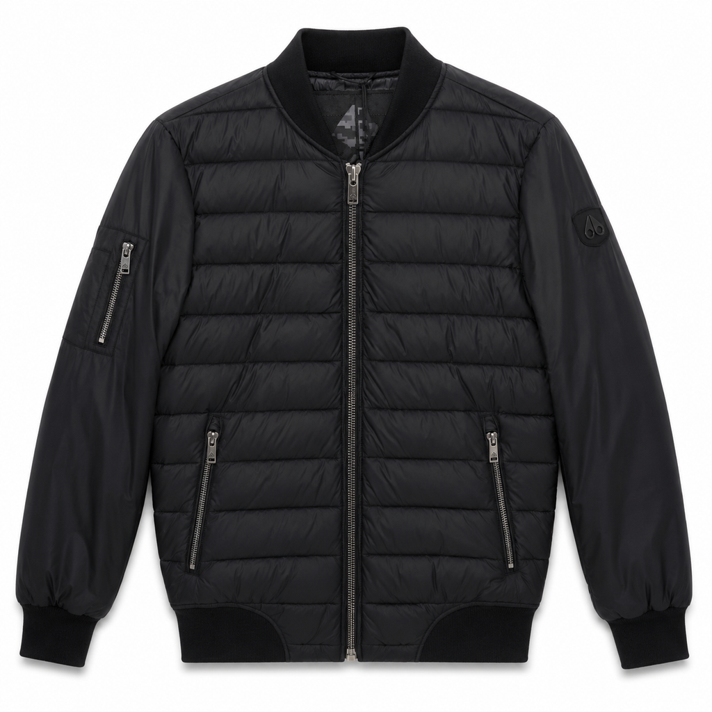 Moose knuckles Women Down Jacket Quiled Black