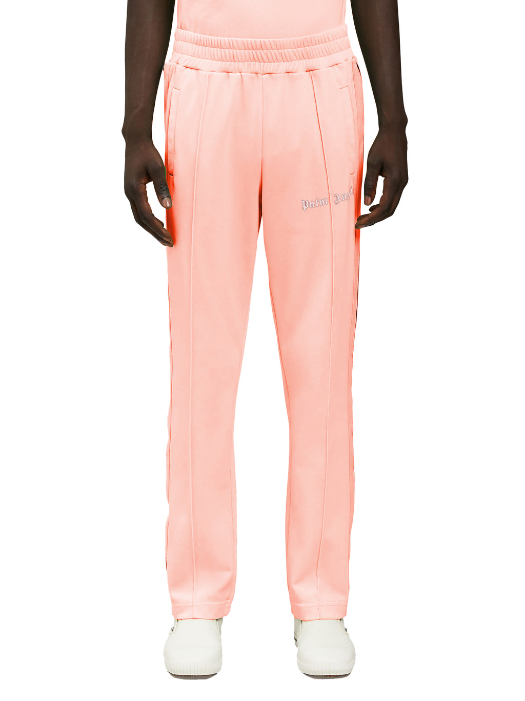 Palm Angels Men Track Pants Salmon Fluo Pink