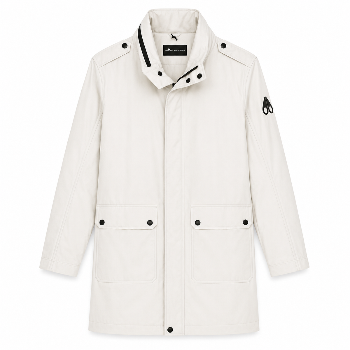 Moose knuckles Women Jacket Rainproof Long White