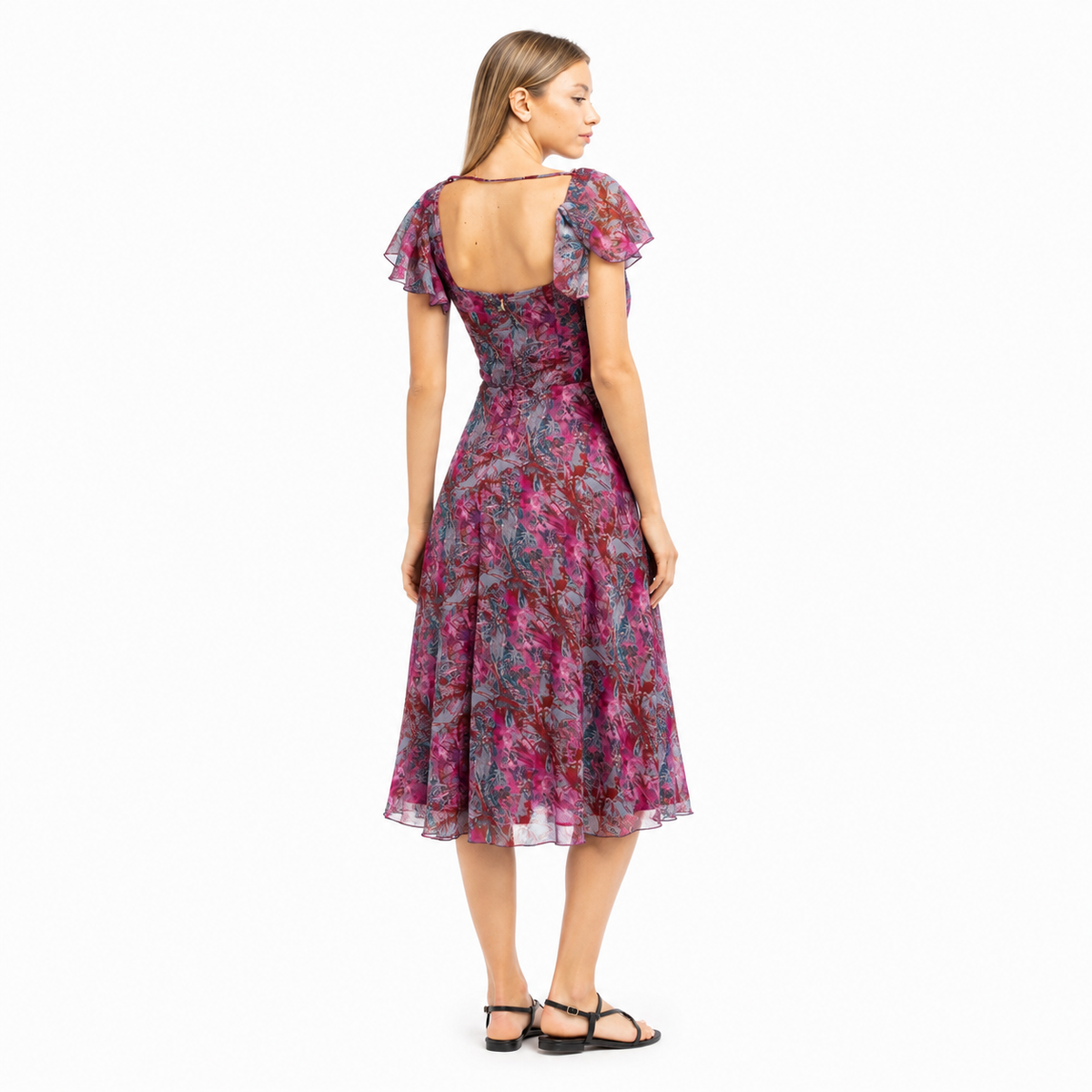 Patrizia Pepe Women Dress Kaledoscopia Purple