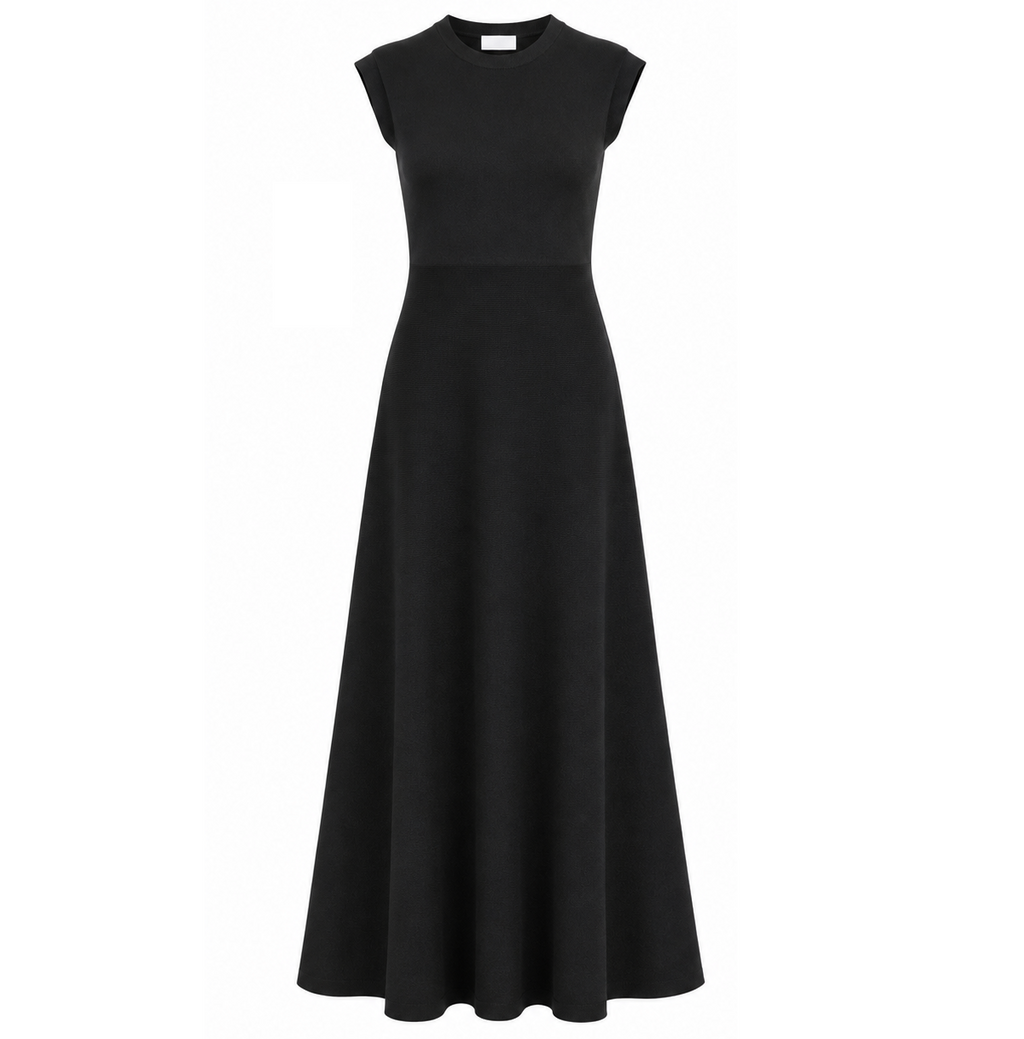 anna molinari Women Dress Baloon Sleeveless Black