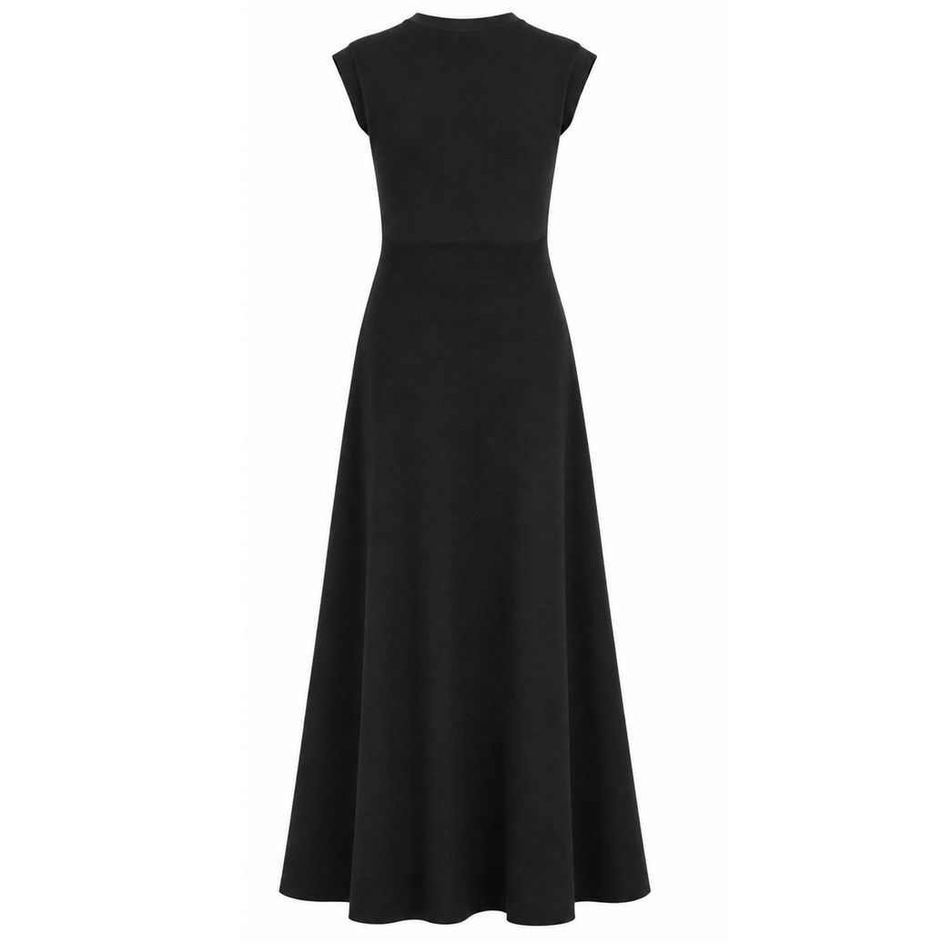 anna molinari Women Dress Baloon Sleeveless Black