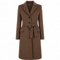 Loro Piana Fabric Women Coat Brown