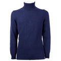 Emilio Romanelli Men Turtleneck Cashmere Blue