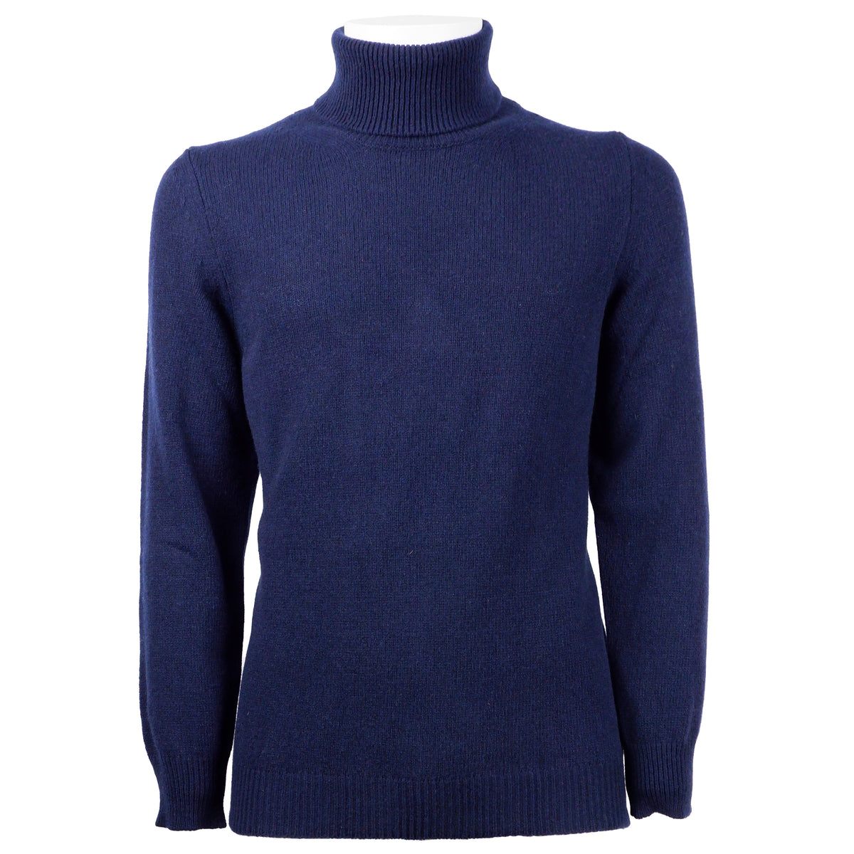 Emilio Romanelli Men Turtleneck Cashmere Blue