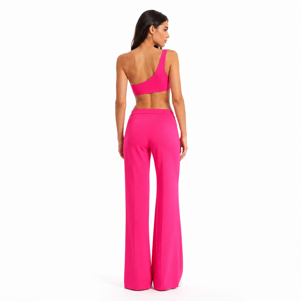 Pinko Women Trousers Porfiria Fuchsia
