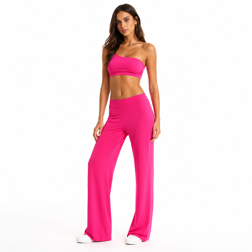 Pinko Women Trousers Porfiria Fuchsia