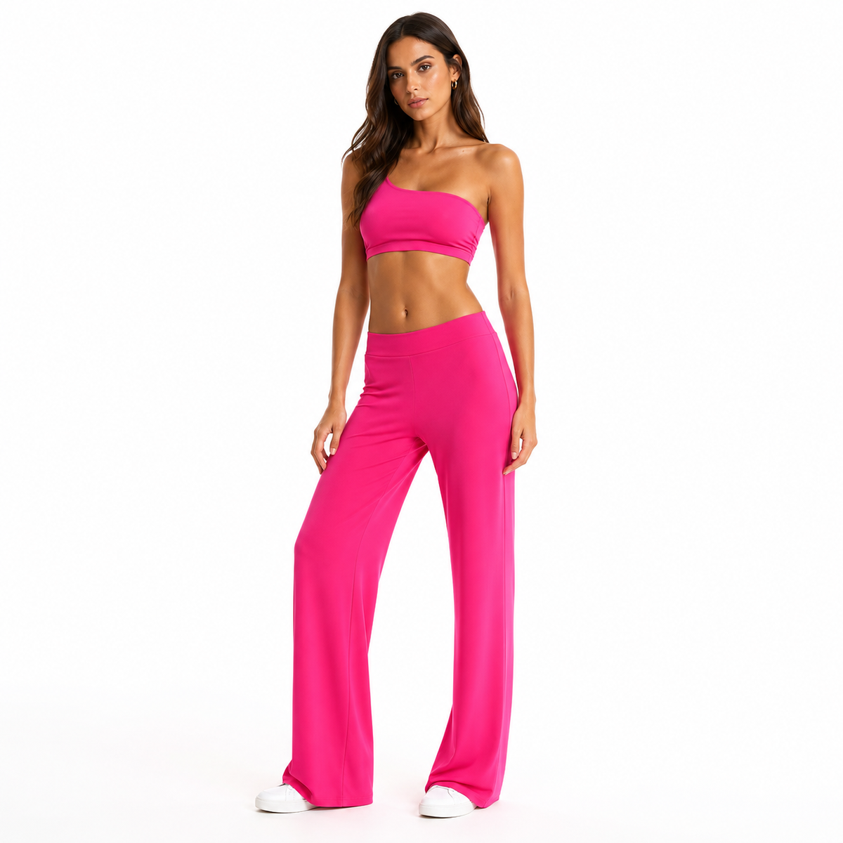 Pinko Women Trousers Porfiria Fuchsia
