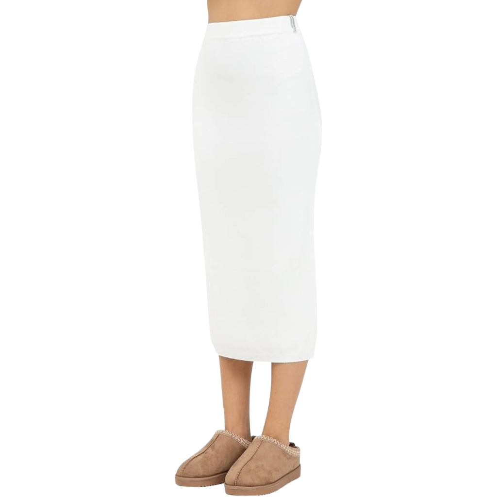 Hinnominate Women Skirt Long White