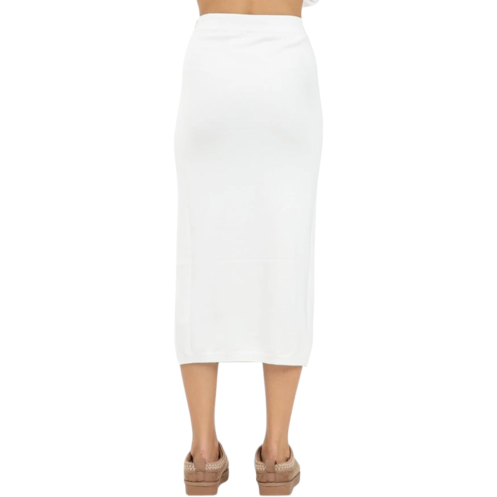 Hinnominate Women Skirt Long White