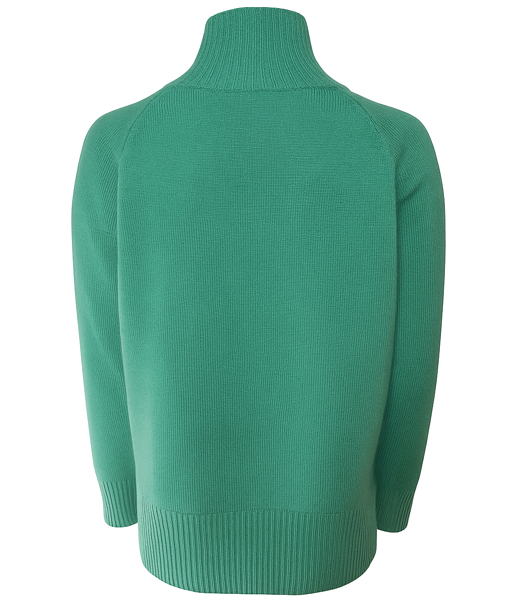 Emilio Romanelli Women Turtleneck Smeraldo Green