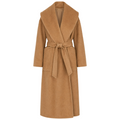 Max Mara Women Coat Gufo Camel