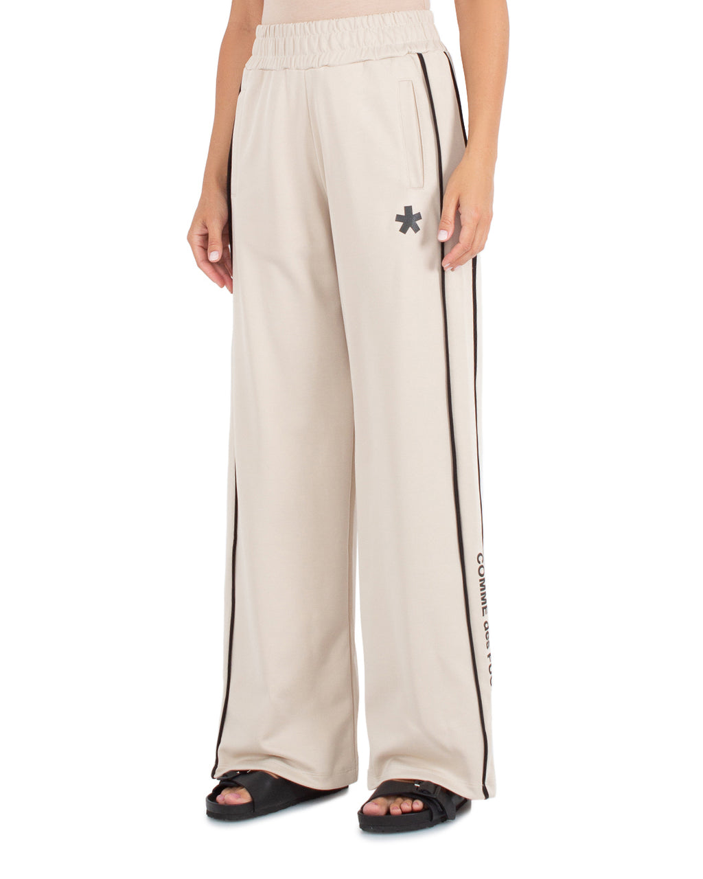 Comme Des Fuckdown Women Trousers Tessuto Tecnico Beige
