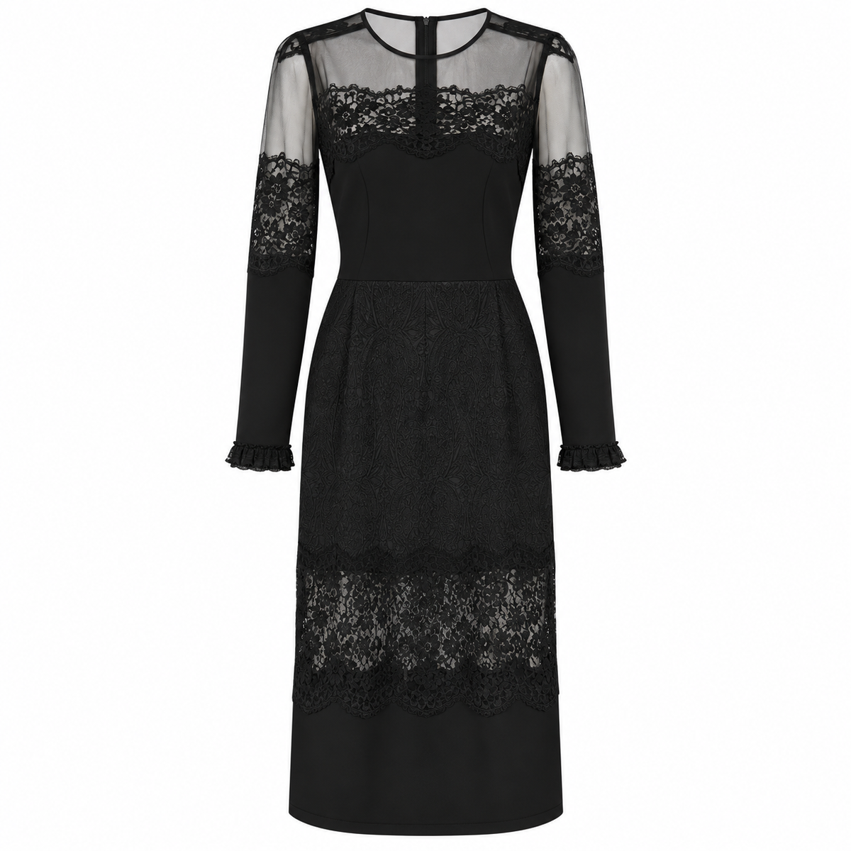 Dolce & Gabbana Women Dress Long Lace Black