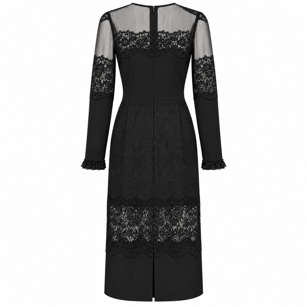 Dolce & Gabbana Women Dress Long Lace Black