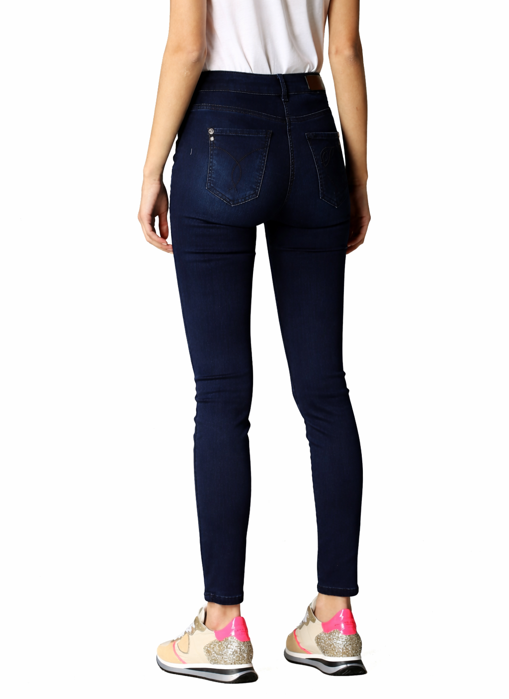 Patrizia Pepe Women Jeans Regular Jegging Blue